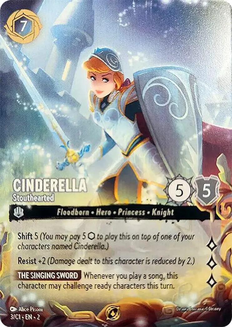 Cinderella - Stouthearted - 3/C1 [Disney Lorcana Promo Cards] [Non-Foil]