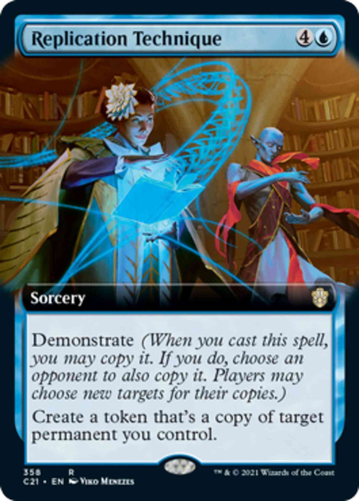 Replication Technique [358] [Extended Art] [Commander 2021] [Non-Foil]