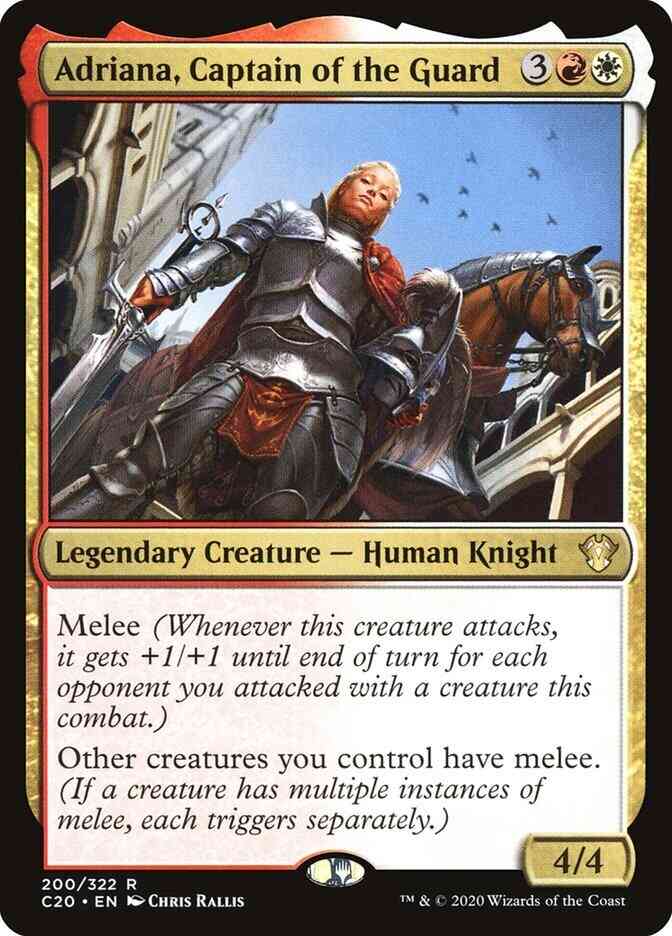 Adriana, Captain of the Guard [200] [Commander 2020] [Non-Foil]