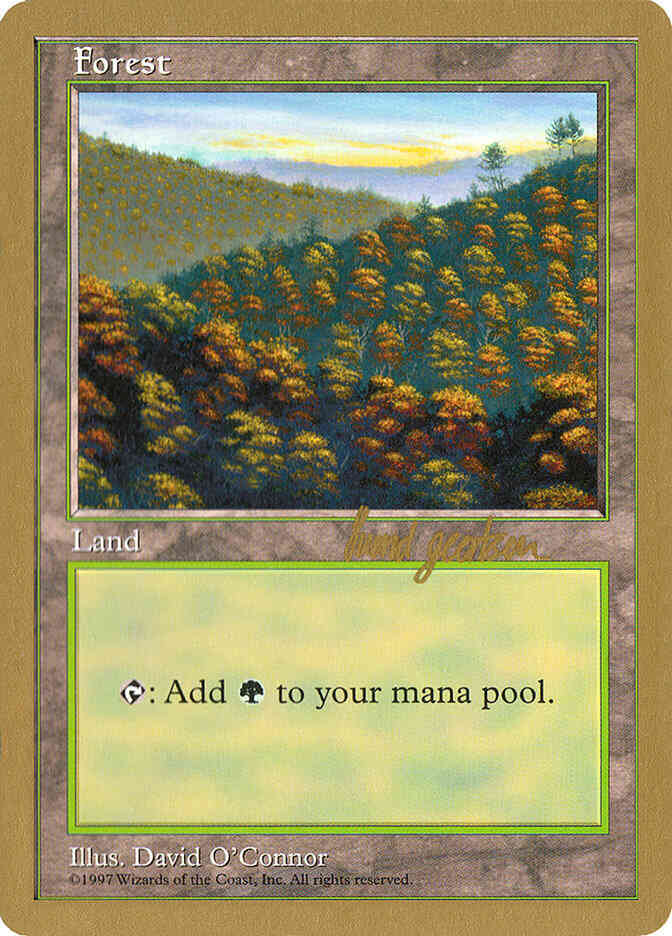 Forest [sg448] [Orange Trees] [World Championship Decks 1997] [Non-Foil]