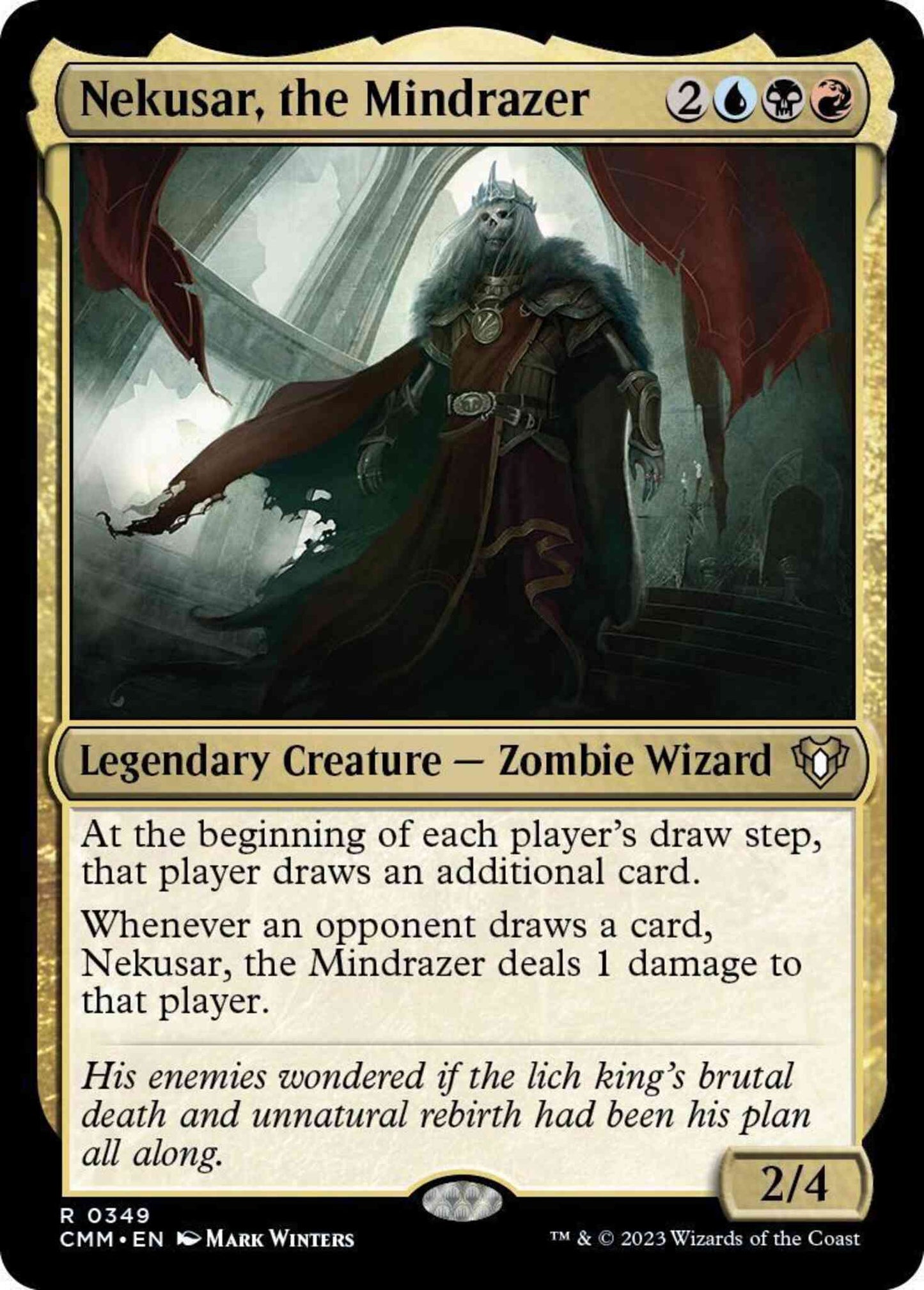 Nekusar, the Mindrazer [349] [Commander Masters] [Non-Foil]