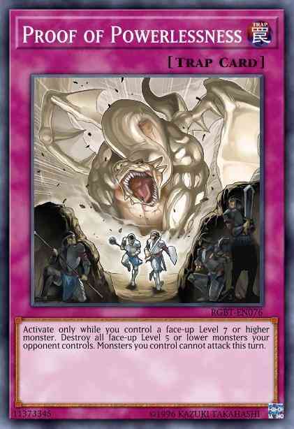 Proof of Powerlessness - RGBT-EN076 - Common - Unlimited