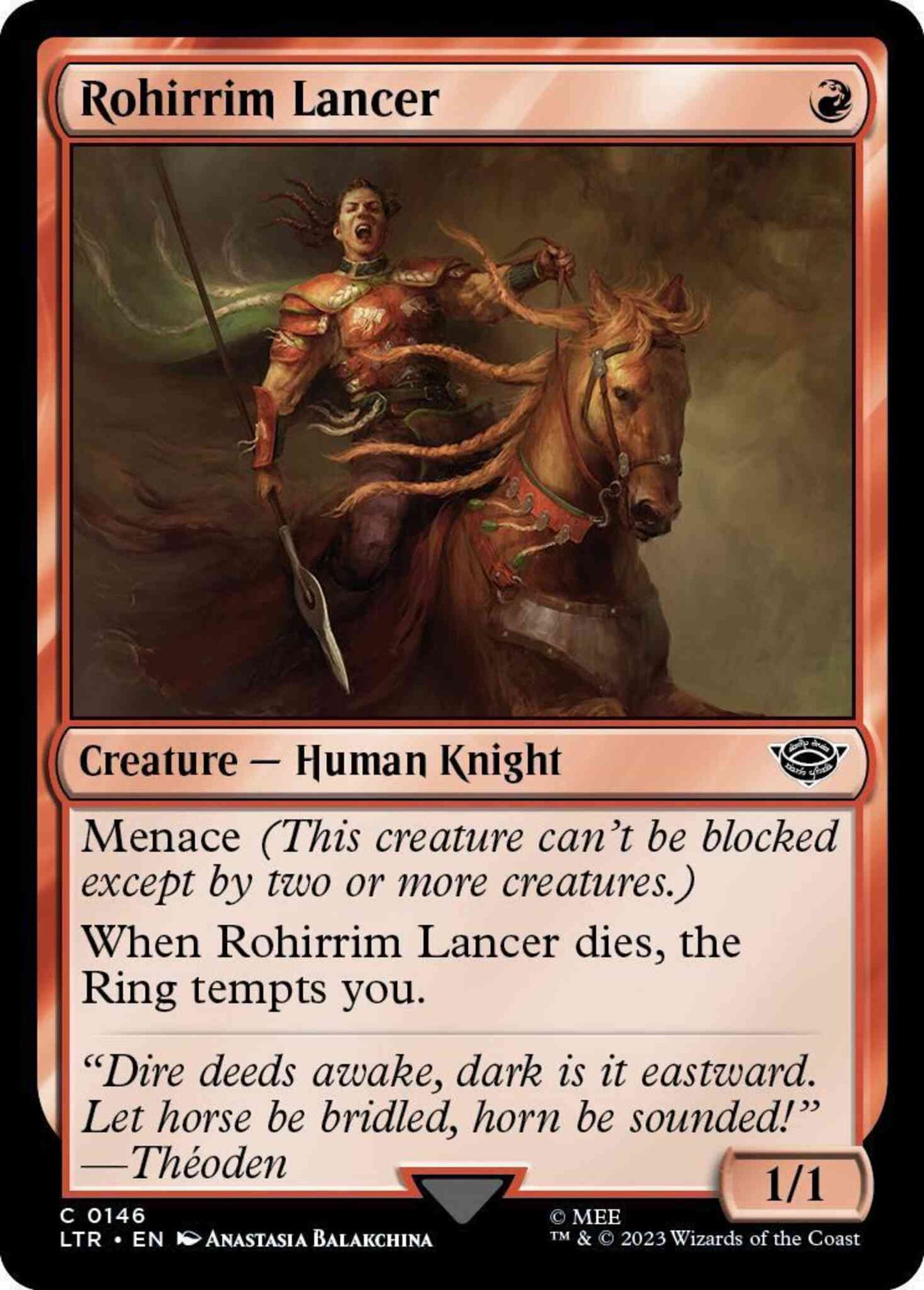 Rohirrim Lancer [146] [The Lord of the Rings: Tales of Middle-earth] [Non-Foil]