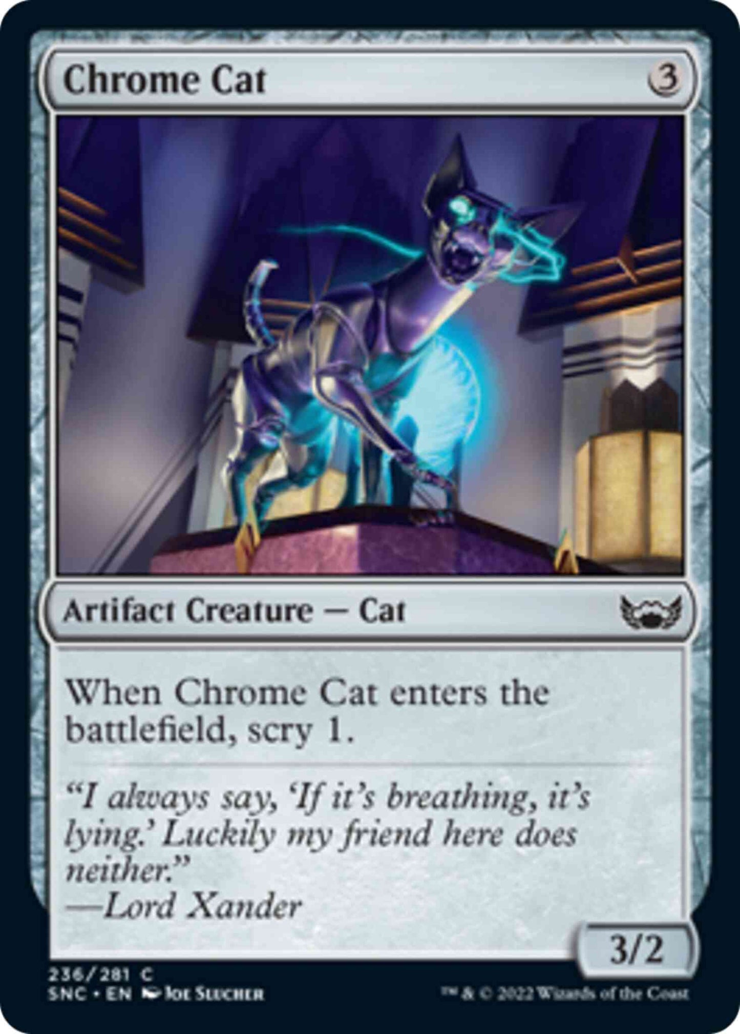 Chrome Cat [236] [Streets of New Capenna] [Non-Foil]