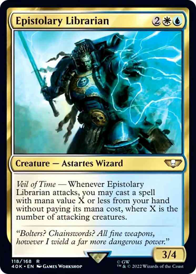 Epistolary Librarian [118] [Universes Beyond: Warhammer 40,000] [Non-Foil]