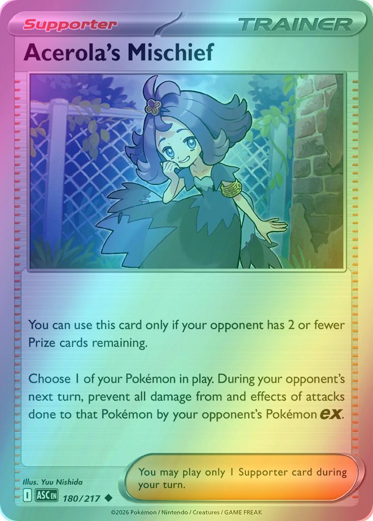 Acerola's Mischief - 180/217 - Uncommon [me025-180] [Reverse Holo]