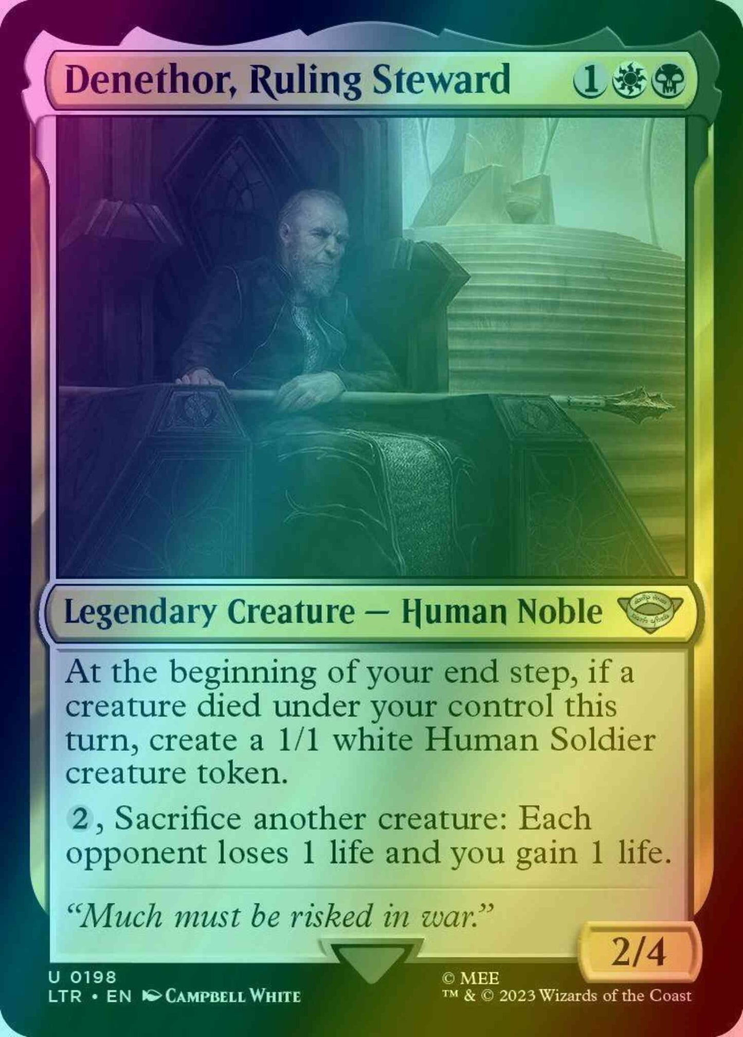 Denethor, Ruling Steward [198] [The Lord of the Rings: Tales of Middle-earth] [Foil]
