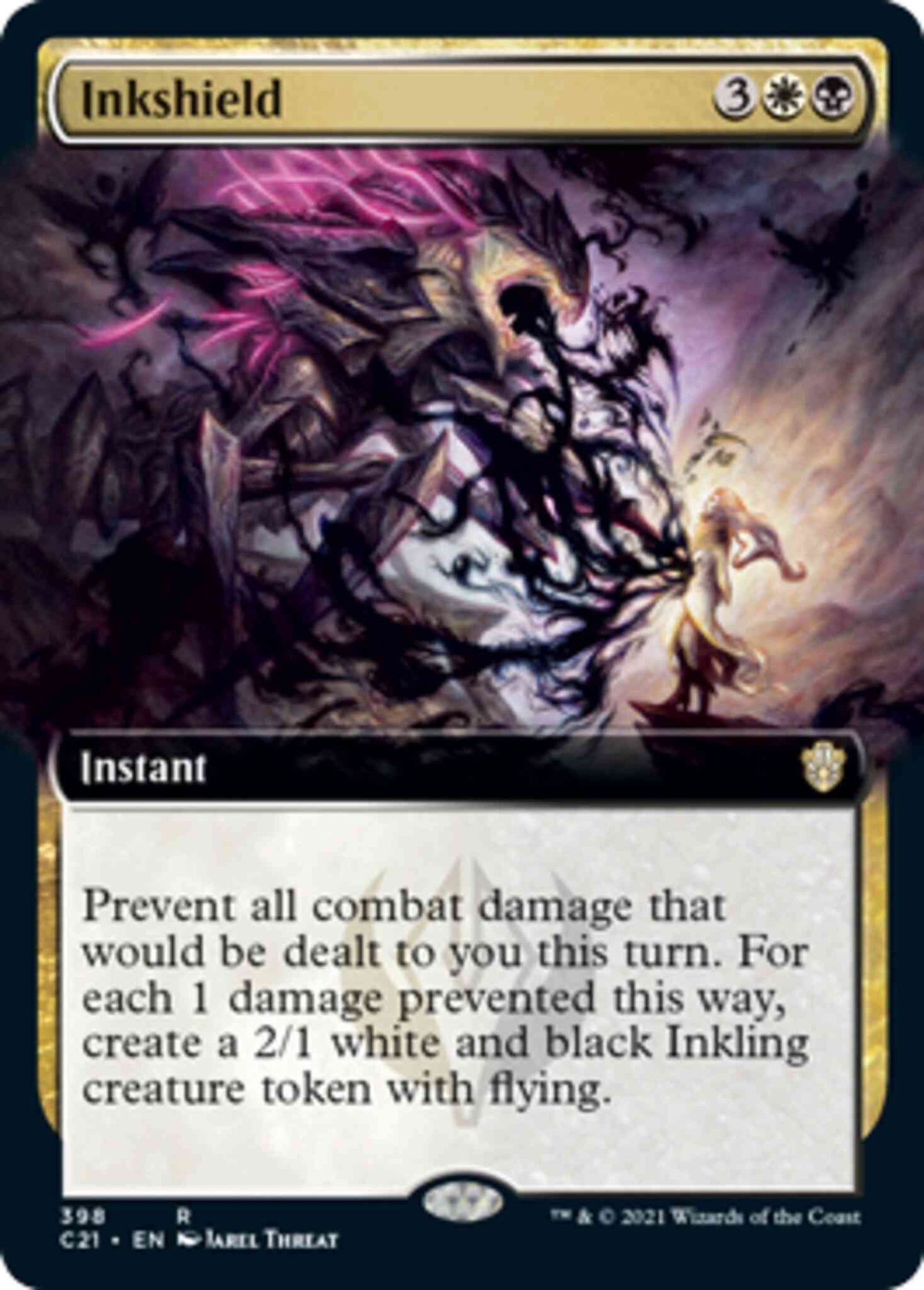 Inkshield [398] [Extended Art] [Commander 2021] [Non-Foil]