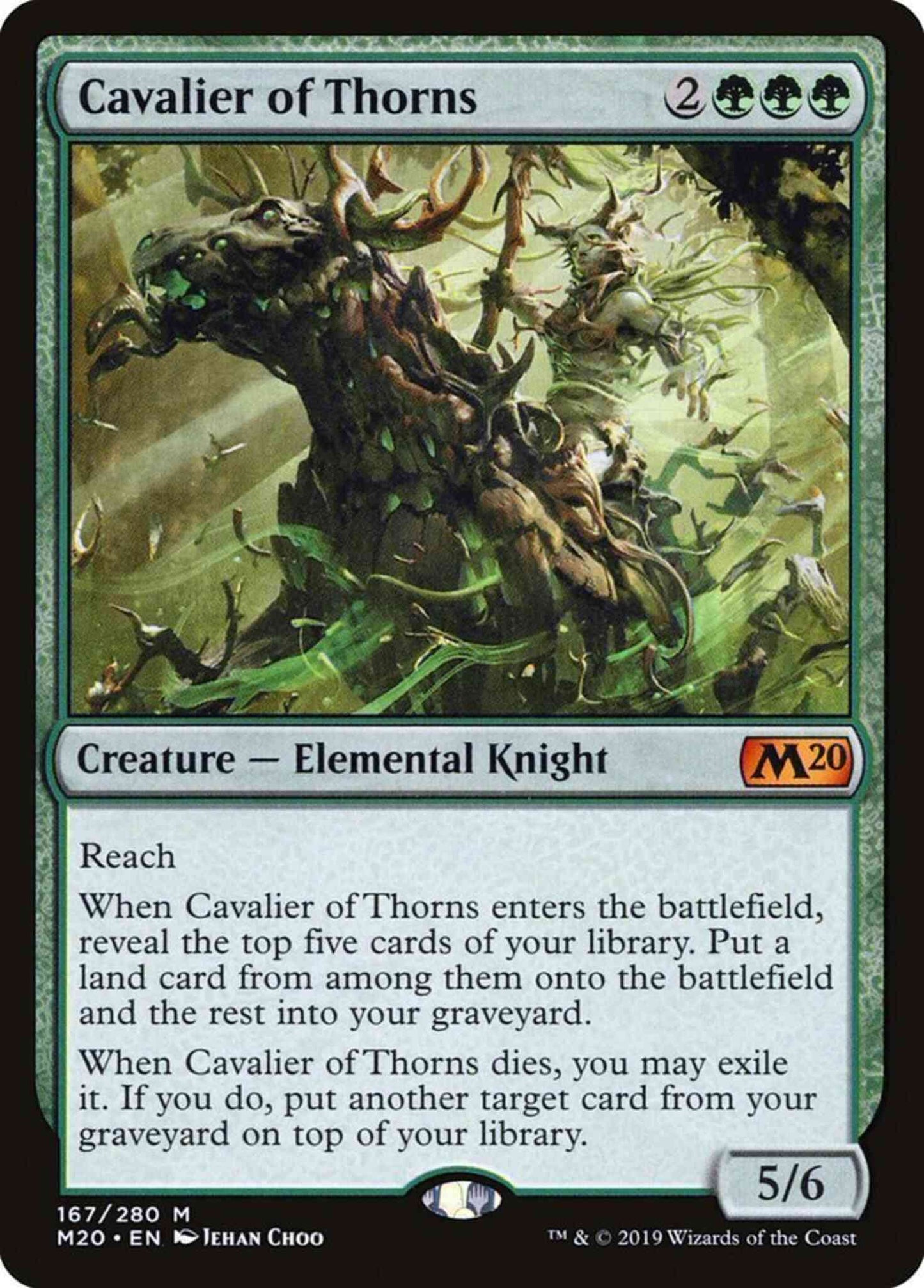 Cavalier of Thorns [167] [Core Set 2020] [Non-Foil]