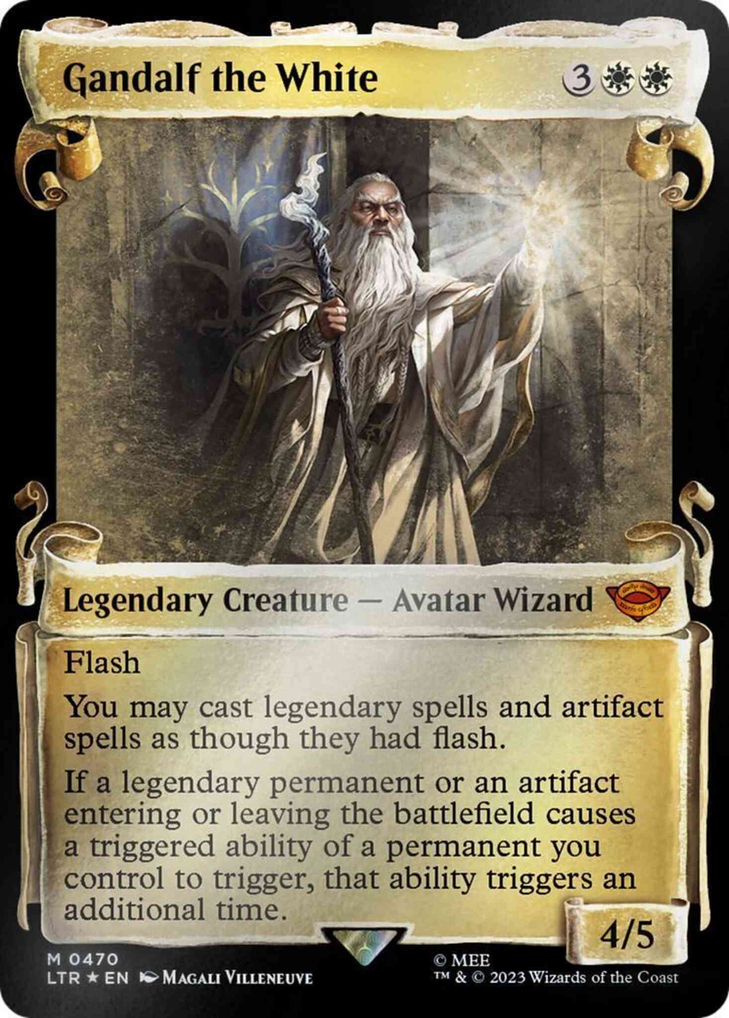 Gandalf the White [470] [Scrolls Showcase] [The Lord of the Rings: Tales of Middle-earth] [Non-Foil]