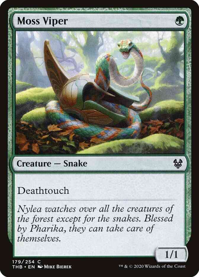 Moss Viper [179] [Theros Beyond Death] [Non-Foil]