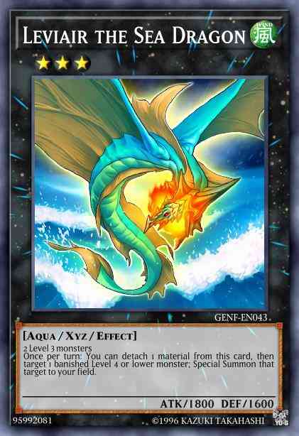 Leviair the Sea Dragon - GENF-EN043 - Ultra Rare - 1st Edition