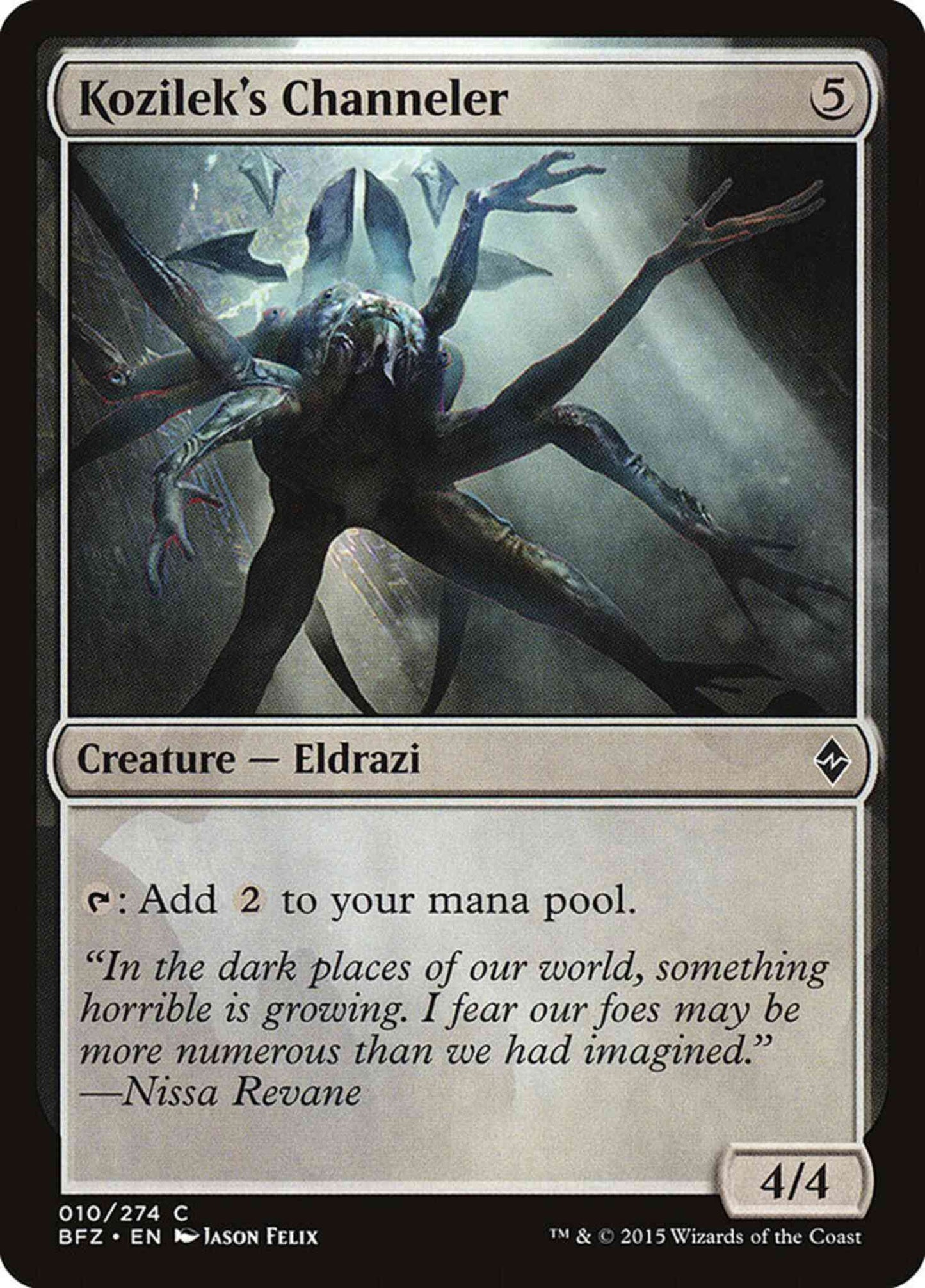 Kozilek's Channeler [10] [Battle for Zendikar] [Non-Foil]