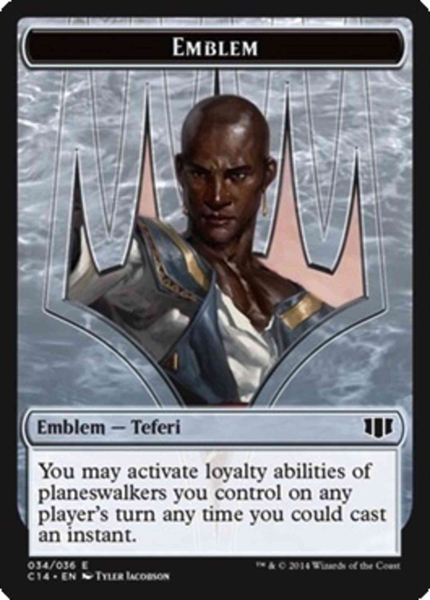 Teferi, Temporal Archmage Emblem (34) // Zombie Token (11) [Commander 2014 Tokens] [Non-Foil]
