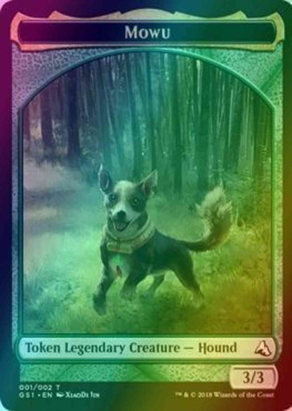 Mowu Token (T1) // Mowu Token (T2) [Global Series - Planeswalker Deck - Jiang Yanggu & Mu Yanling] [Foil]