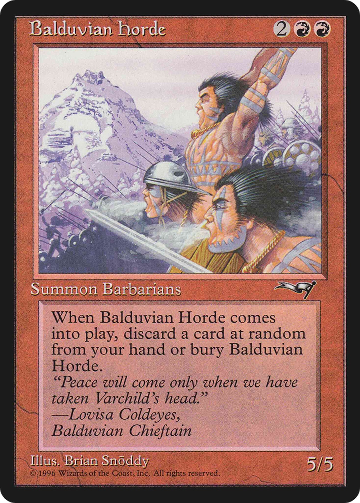 Balduvian Horde [65] [Alliances] [Non-Foil]