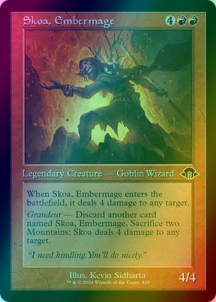Skoa, Embermage [420] [Retro Frame] [Modern Horizons 3] [Foil]
