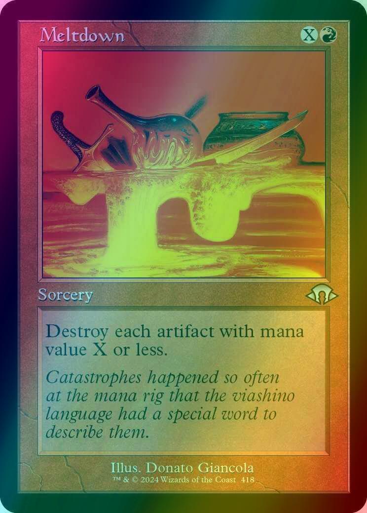 Meltdown [418] [Retro Frame] [Modern Horizons 3] [Foil]