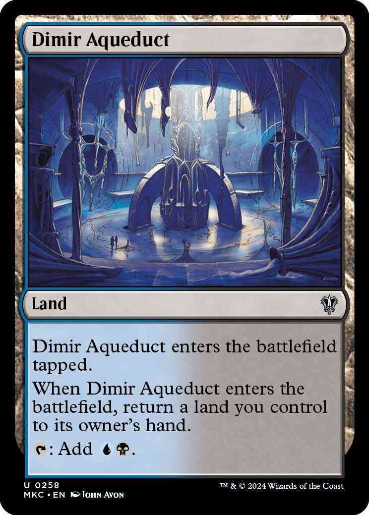 Dimir Aqueduct [258] [Murders at Karlov Manor: Commander] [Non-Foil]