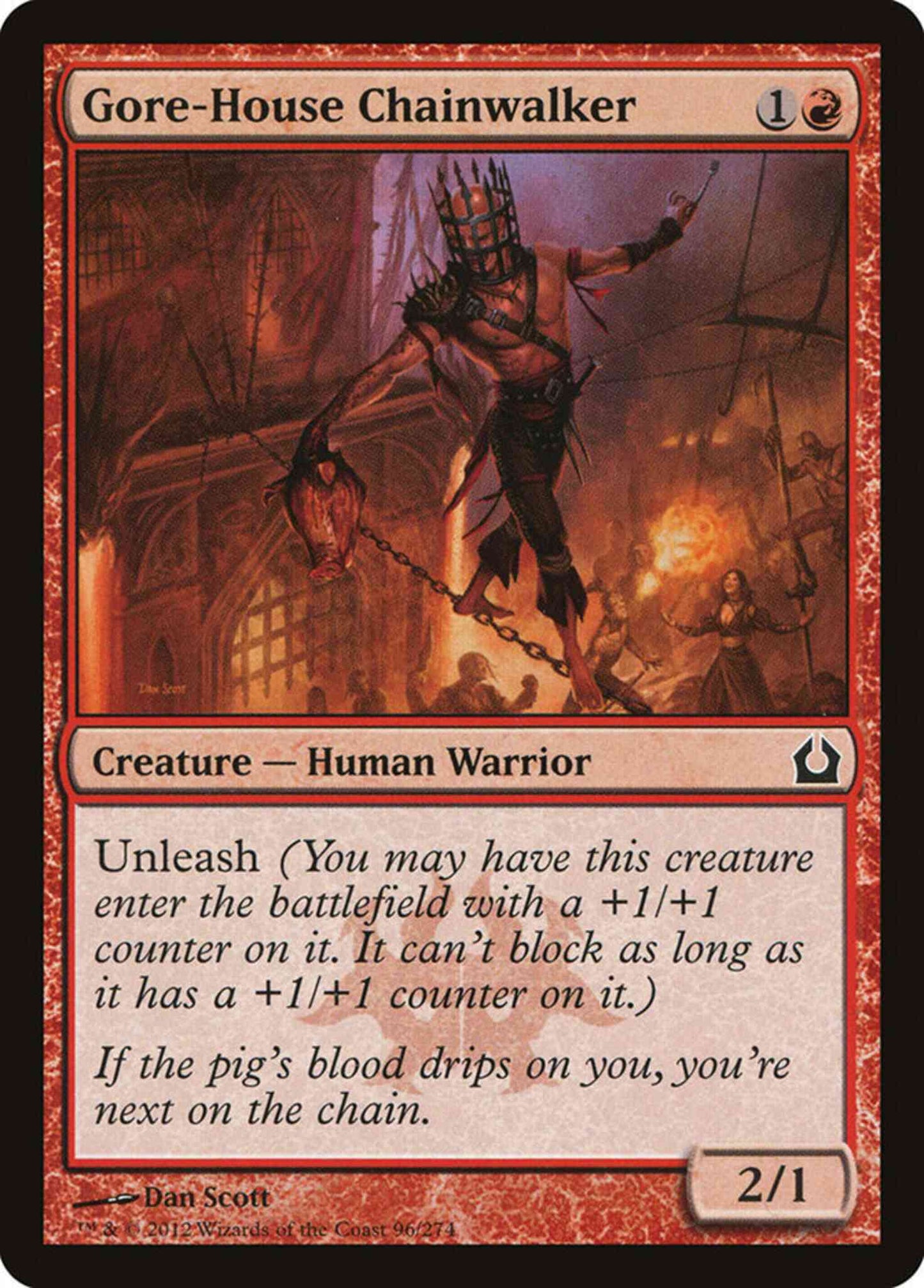 Gore-House Chainwalker [96] [Return To Ravnica] [Non-Foil]