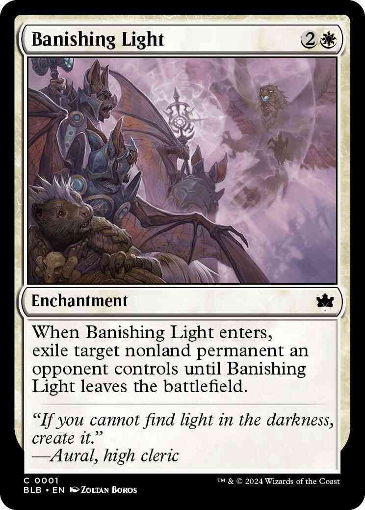Banishing Light [1] [Bloomburrow] [Non-Foil]