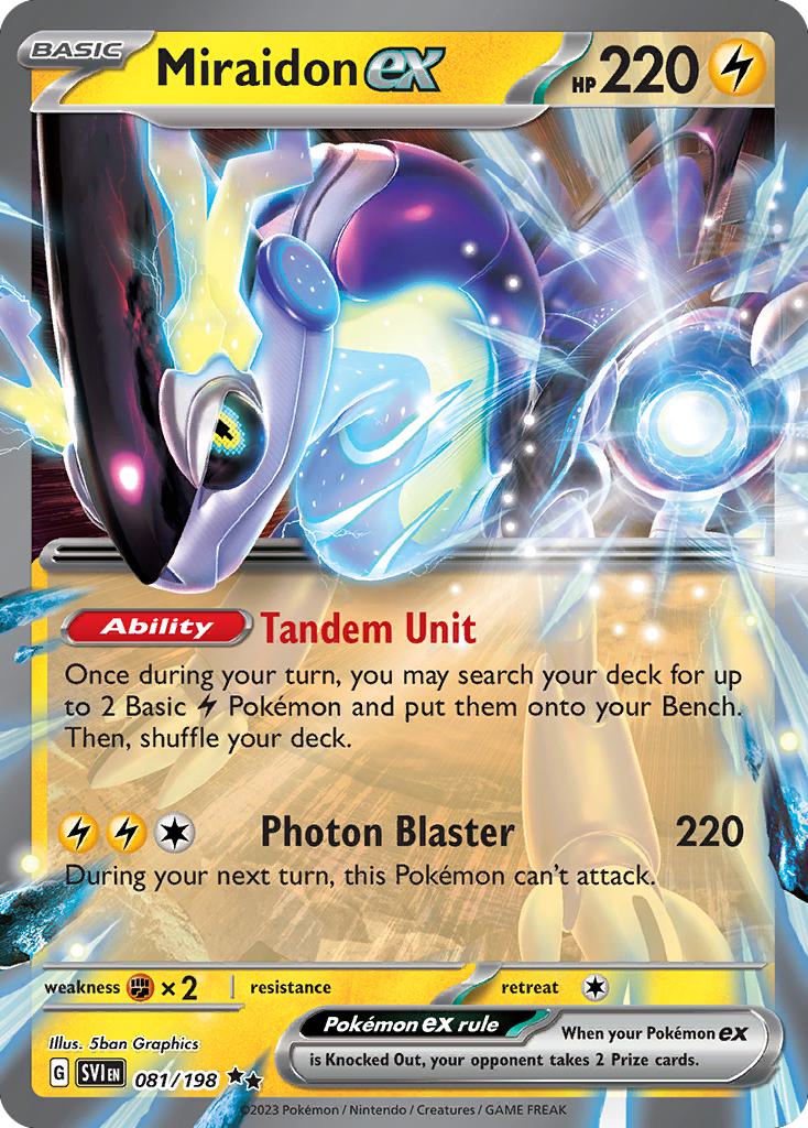 Miraidon ex - 081/198 - Double Rare [sv01-081] [Ultra]