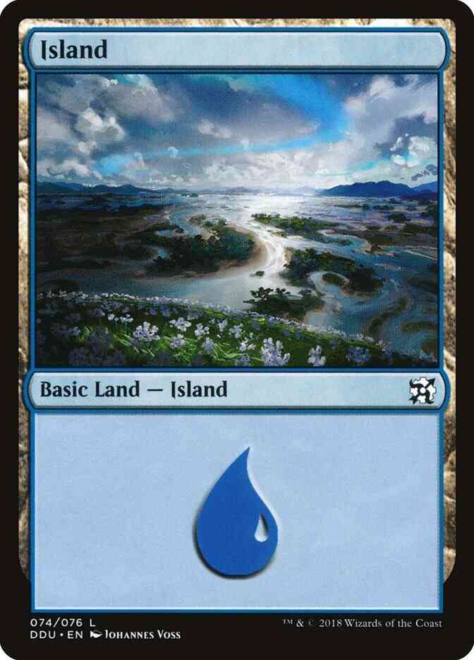 Island [74] [Duel Decks Elves vs Inventors] [Non-Foil]