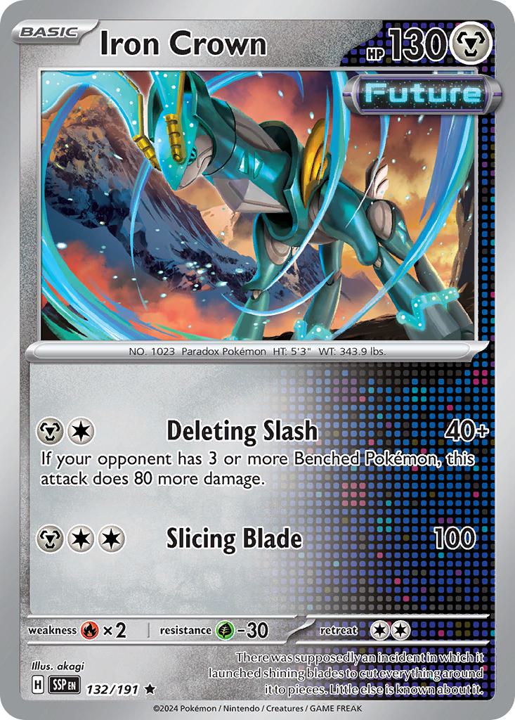 Iron Crown - 132/191 - Rare [sv08-132] [Holo]