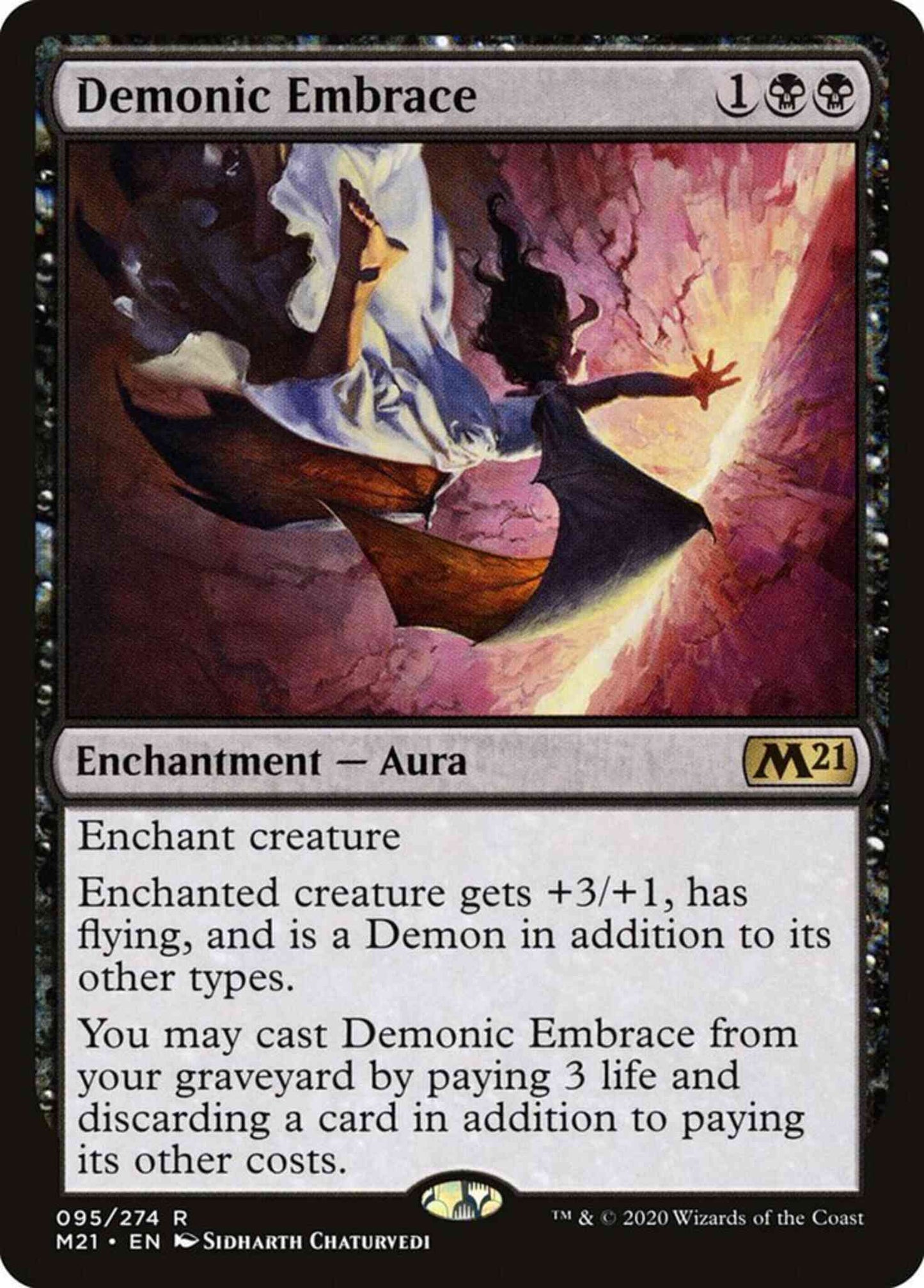 Demonic Embrace [95] [Core Set 2021] [Non-Foil]