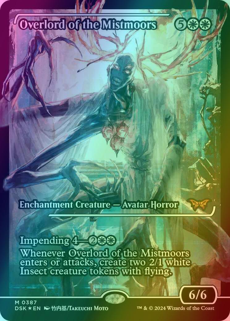Overlord of the Mistmoors [387] [Japan Showcase] [Duskmourn: House of Horror] [Foil]