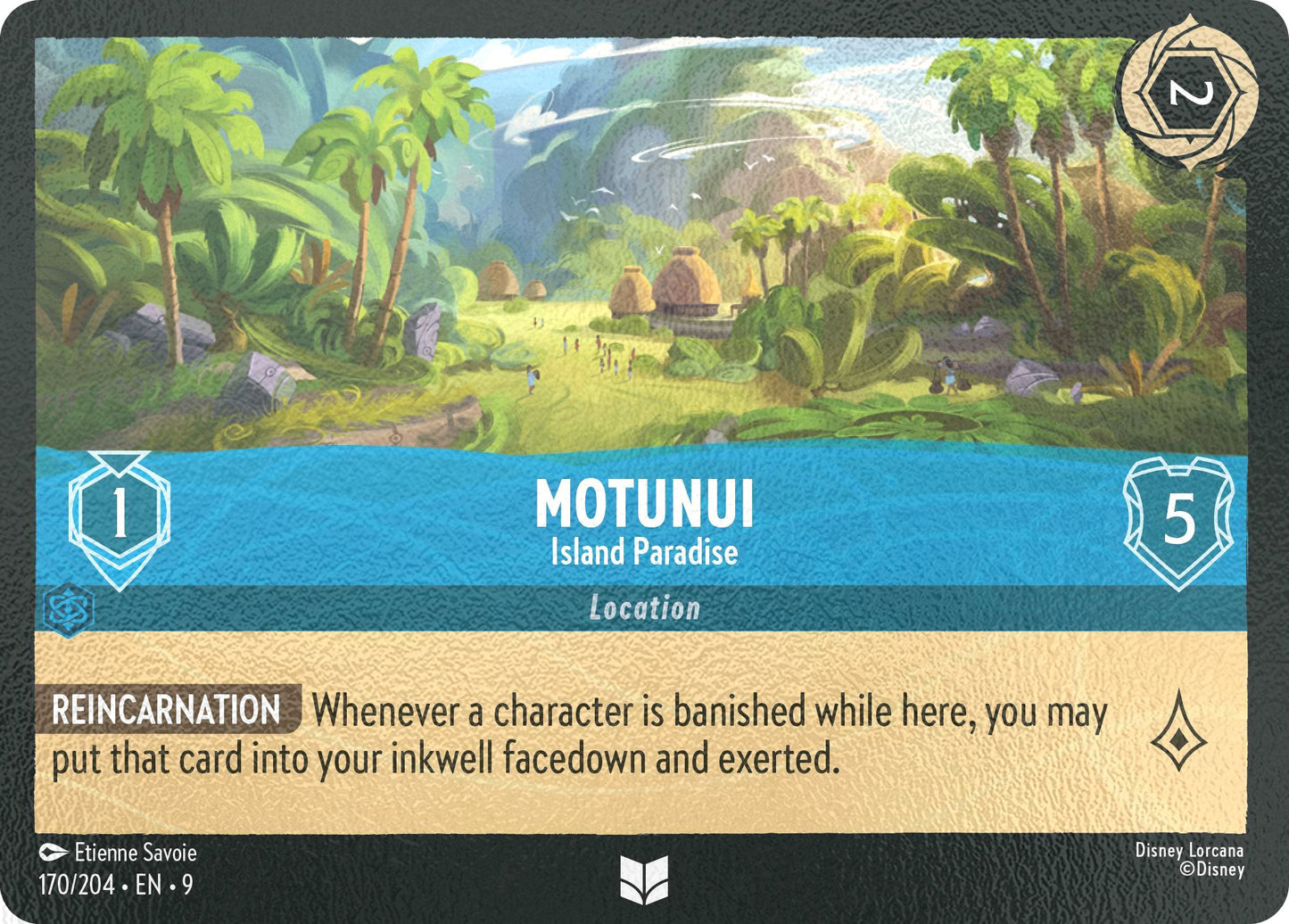 Motunui - Island Paradise - 170/204 [Fabled] [Cold Foil]