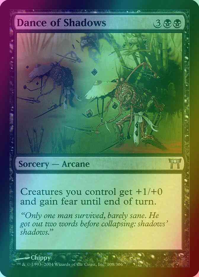 Dance of Shadows [108] [Champions of Kamigawa] [Foil]