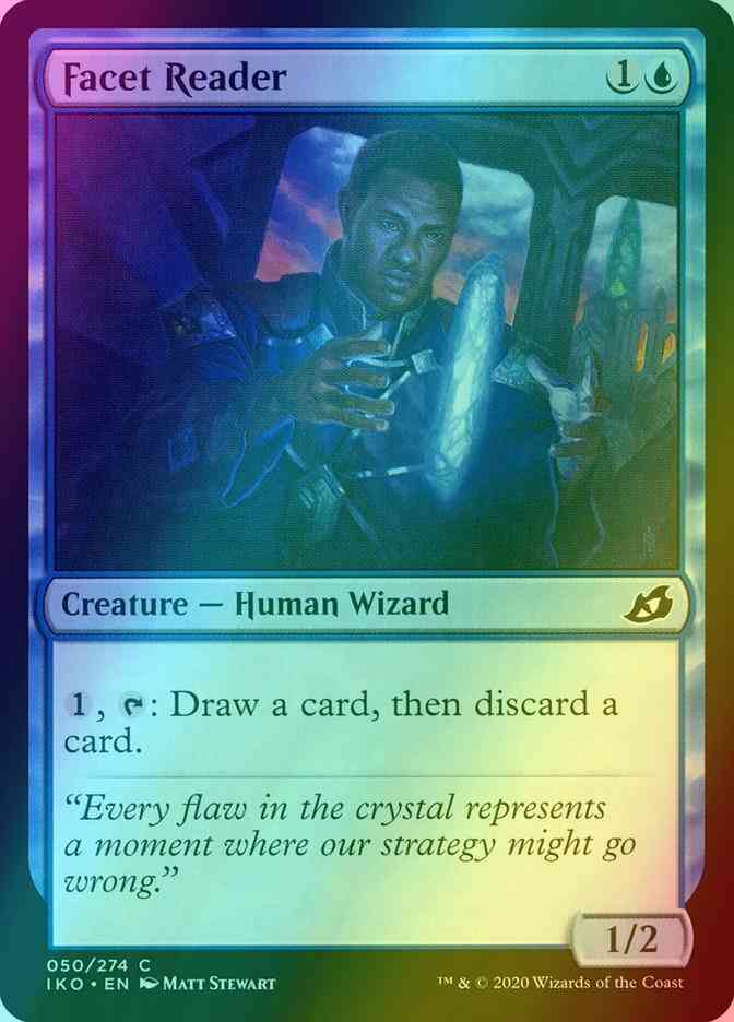 Facet Reader [50] [Ikoria: Lair of Behemoths] [Foil]