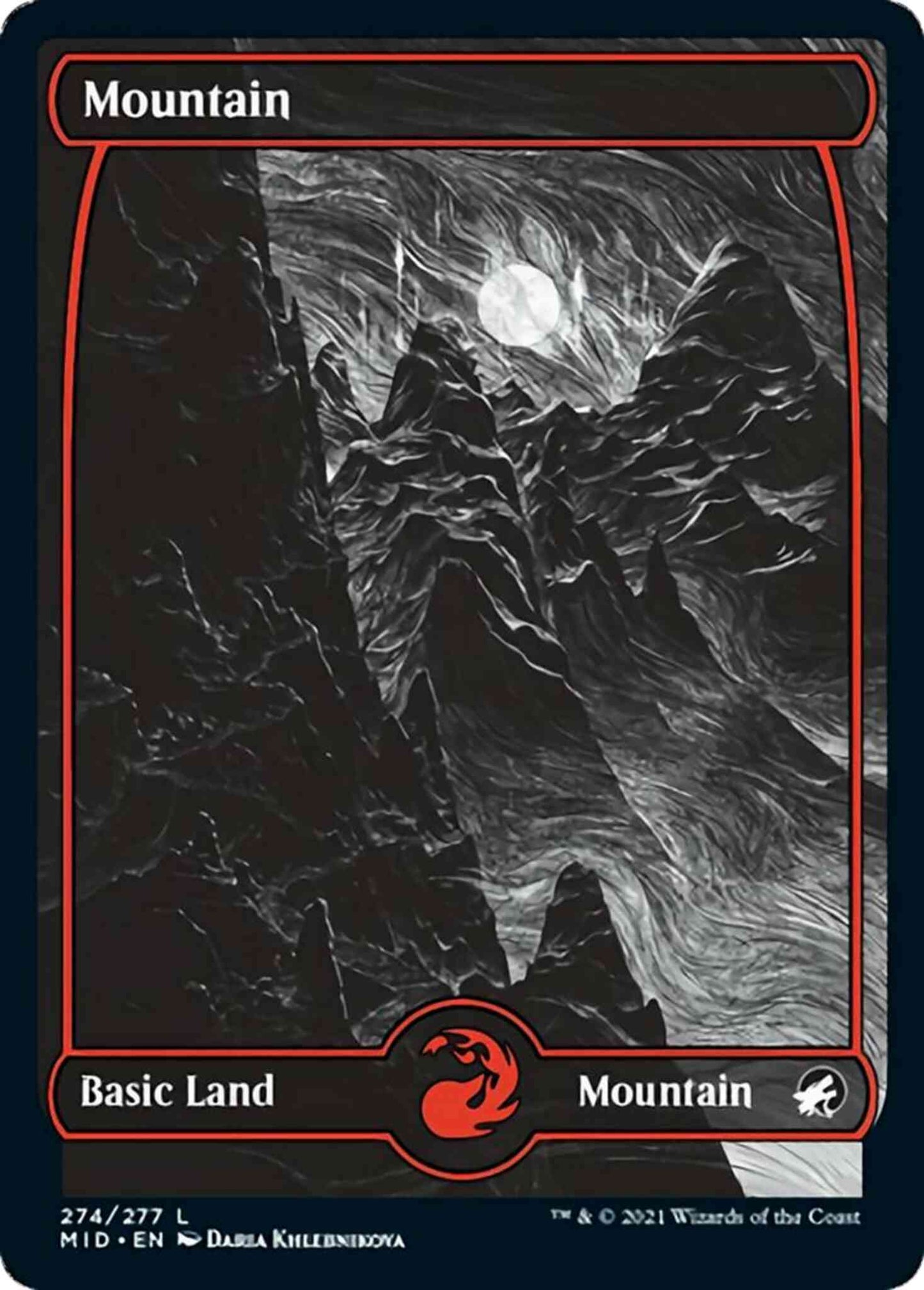 Mountain [274] [Eternal Night Showcase] [Innistrad: Midnight Hunt] [Non-Foil]
