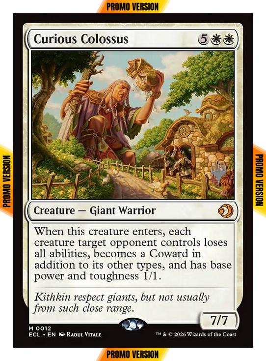 Curious Colossus [12p] [Promo Pack] [Lorwyn Eclipsed: Promos] [Non-Foil]