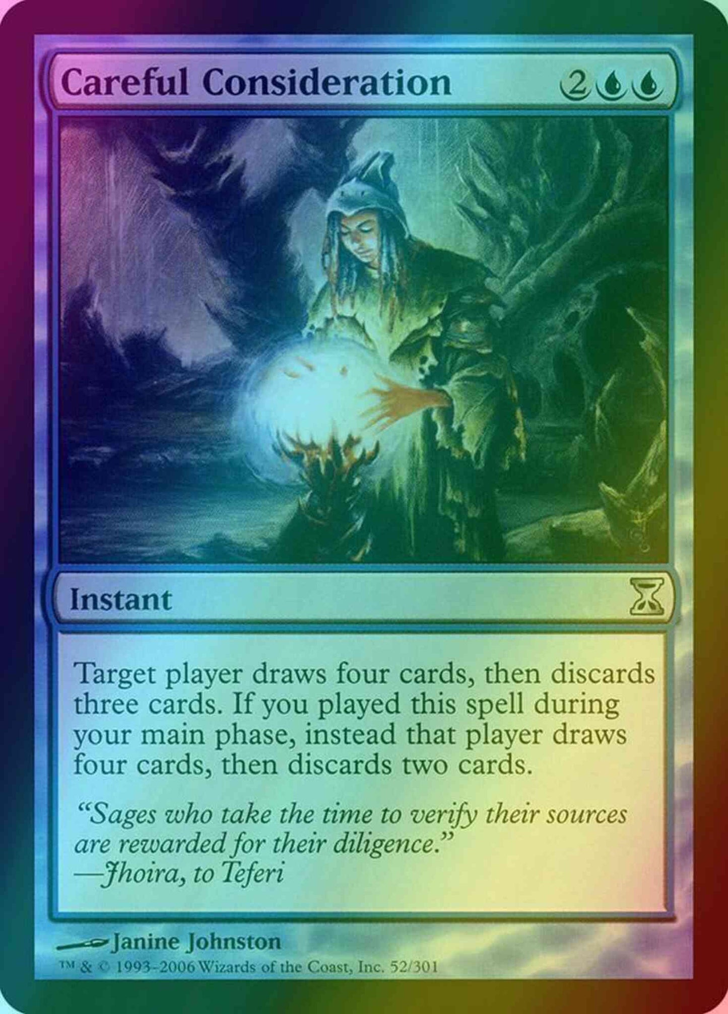 Careful Consideration [52] [Time Spiral] [Foil]