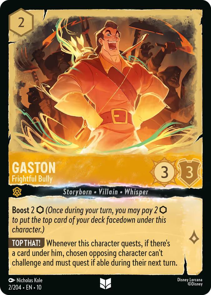 Gaston - Frightful Bully - 2/204 [Whispers in the Well] [Non-Foil]