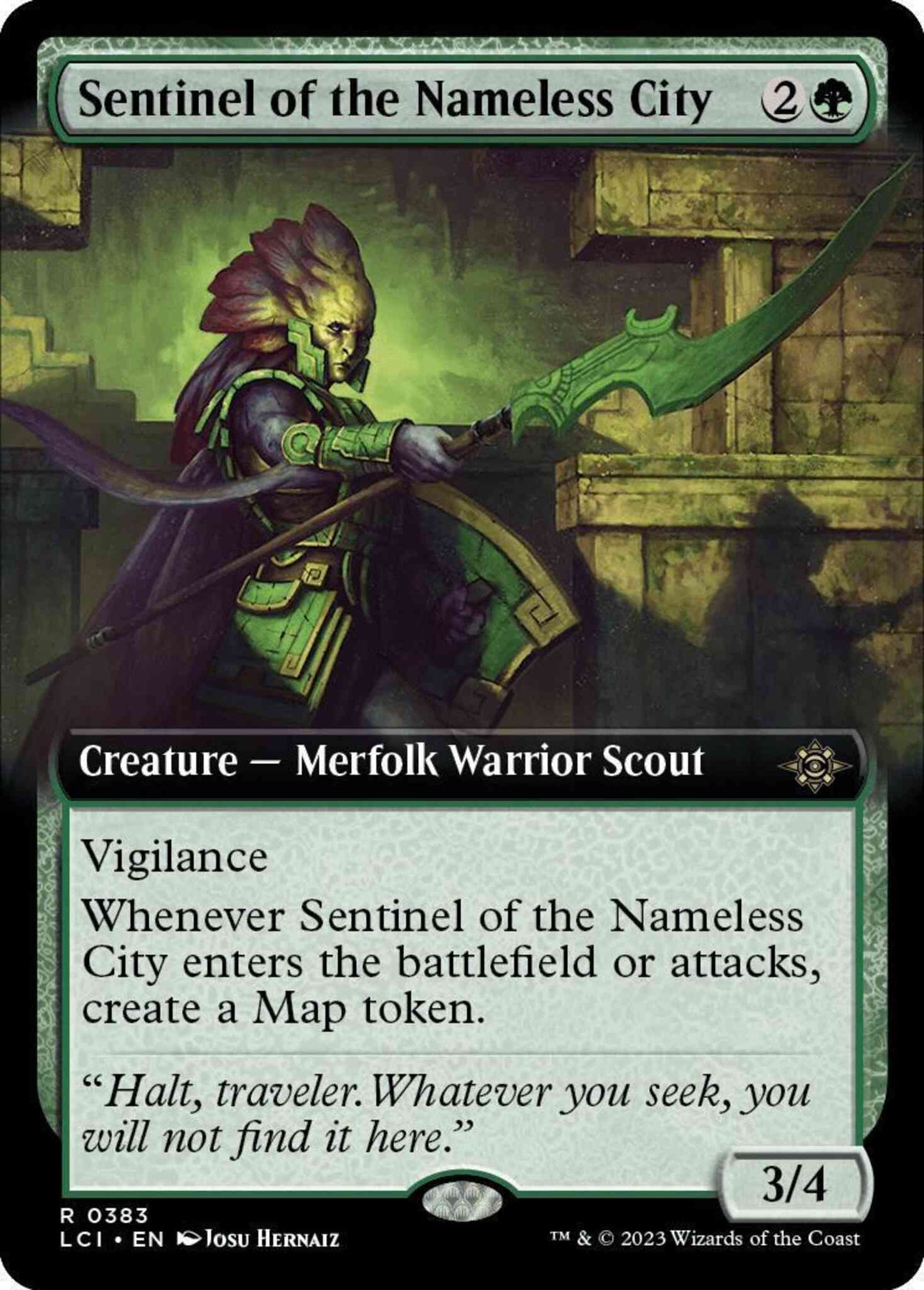 Sentinel of the Nameless City [383] [Extended Art] [The Lost Caverns of Ixalan] [Non-Foil]