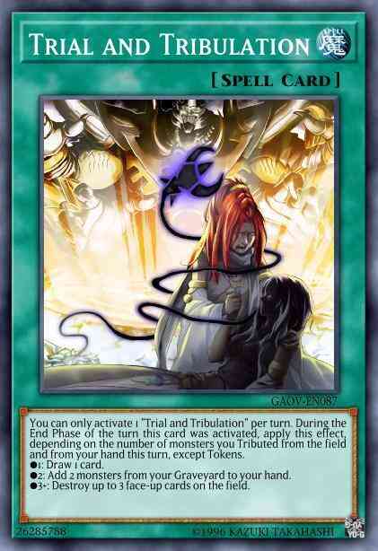 Trial and Tribulation - GAOV-EN087 - Secret Rare - Unlimited