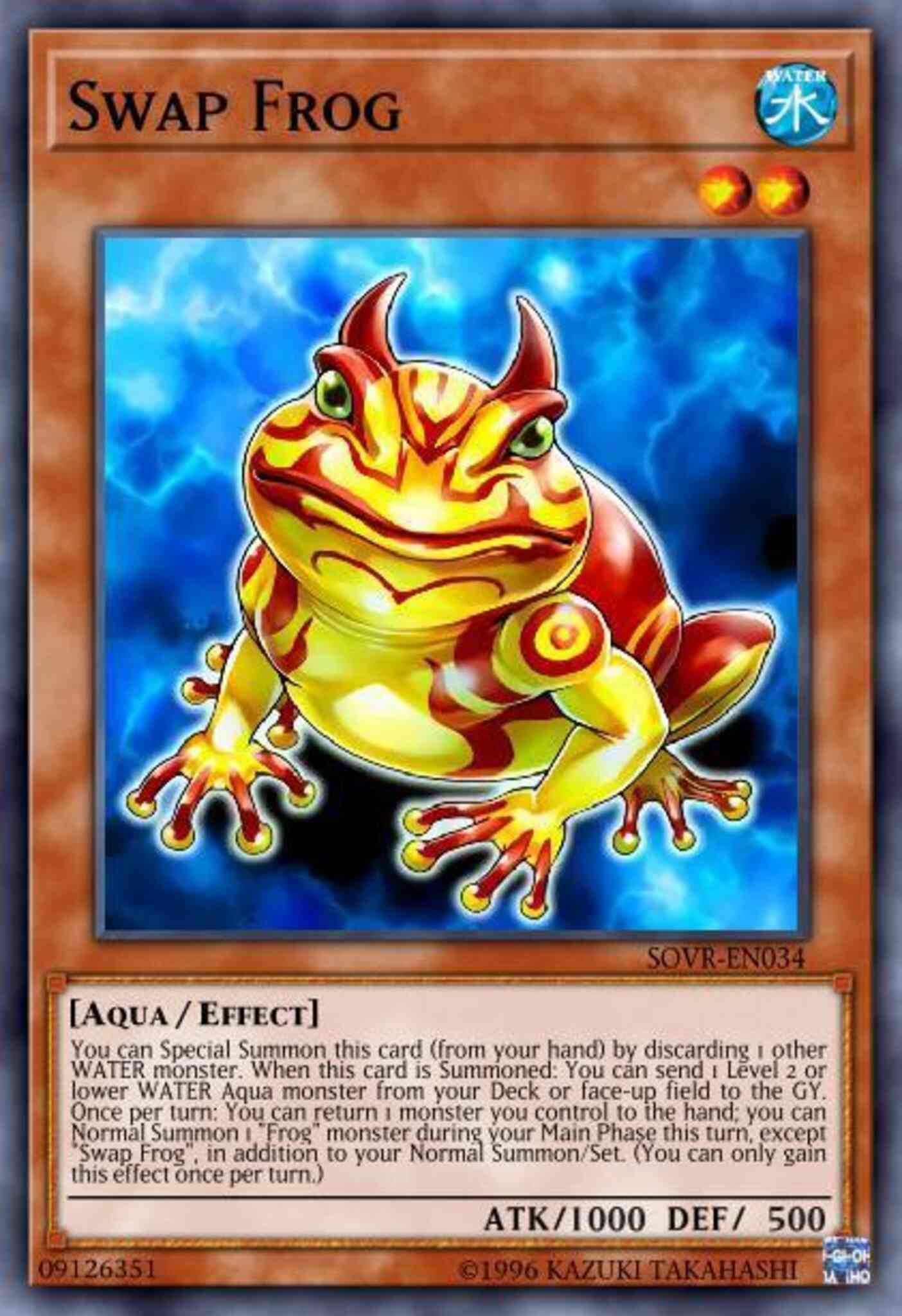 Swap Frog - DUOV-EN063 - Ultra Rare - 1st Edition