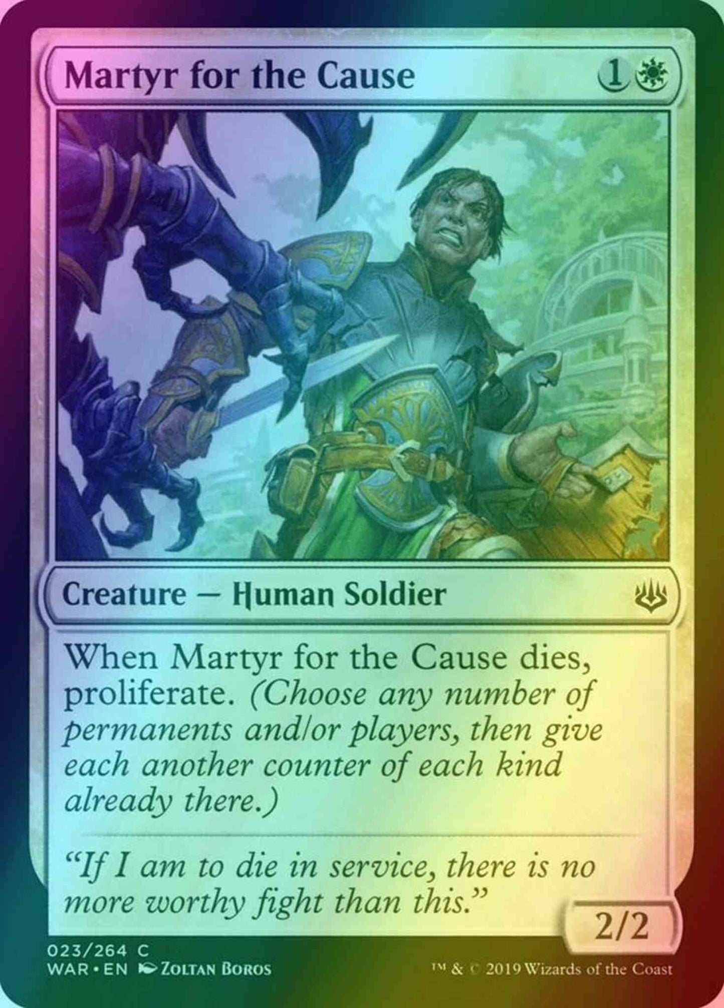 Martyr for the Cause [23] [War of the Spark] [Foil]