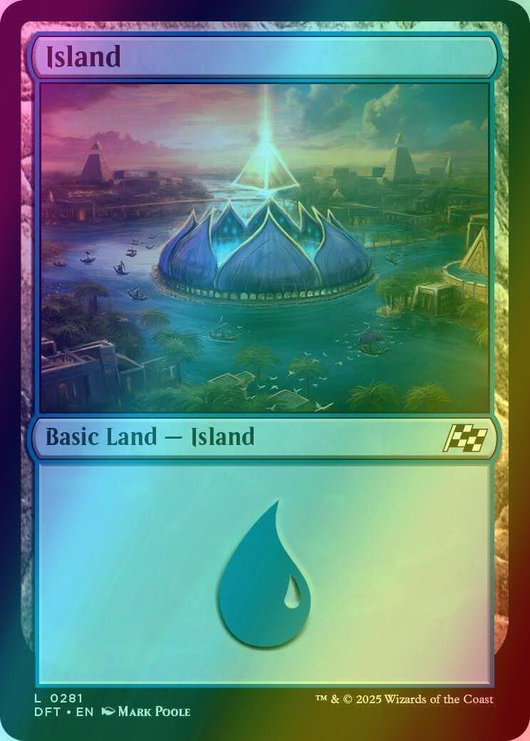 Island [281] [Aetherdrift] [Foil]