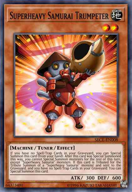 Superheavy Samurai Trumpeter - MP15-EN198 - Super Rare - 1st Edition