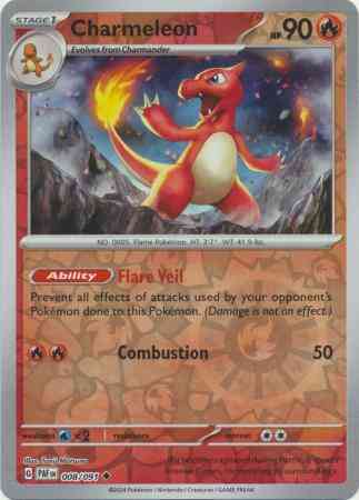 Charmeleon - 008/091 - Uncommon [sv045-008] [Reverse Holo]