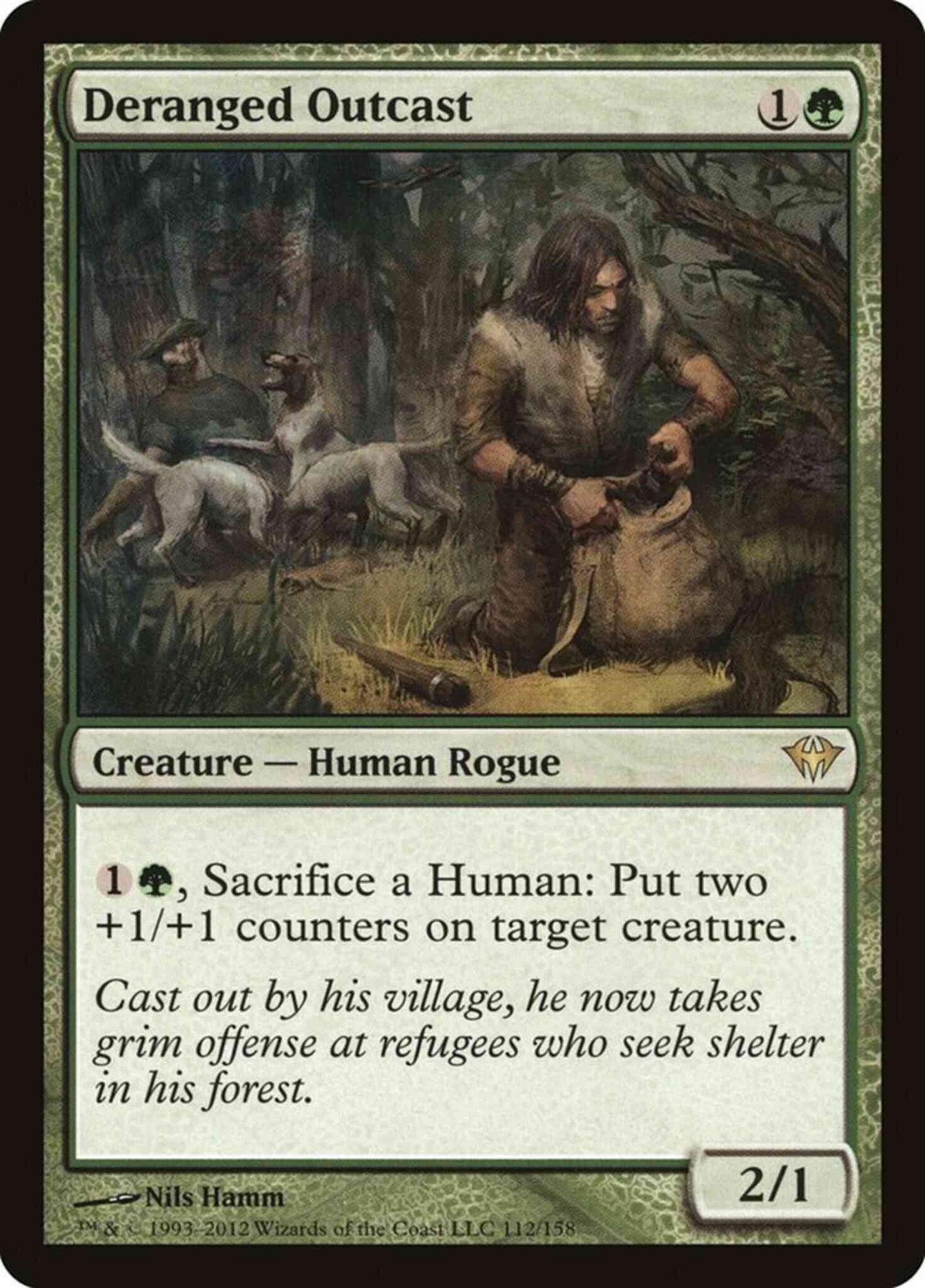 Deranged Outcast [112] [Dark Ascension] [Non-Foil]