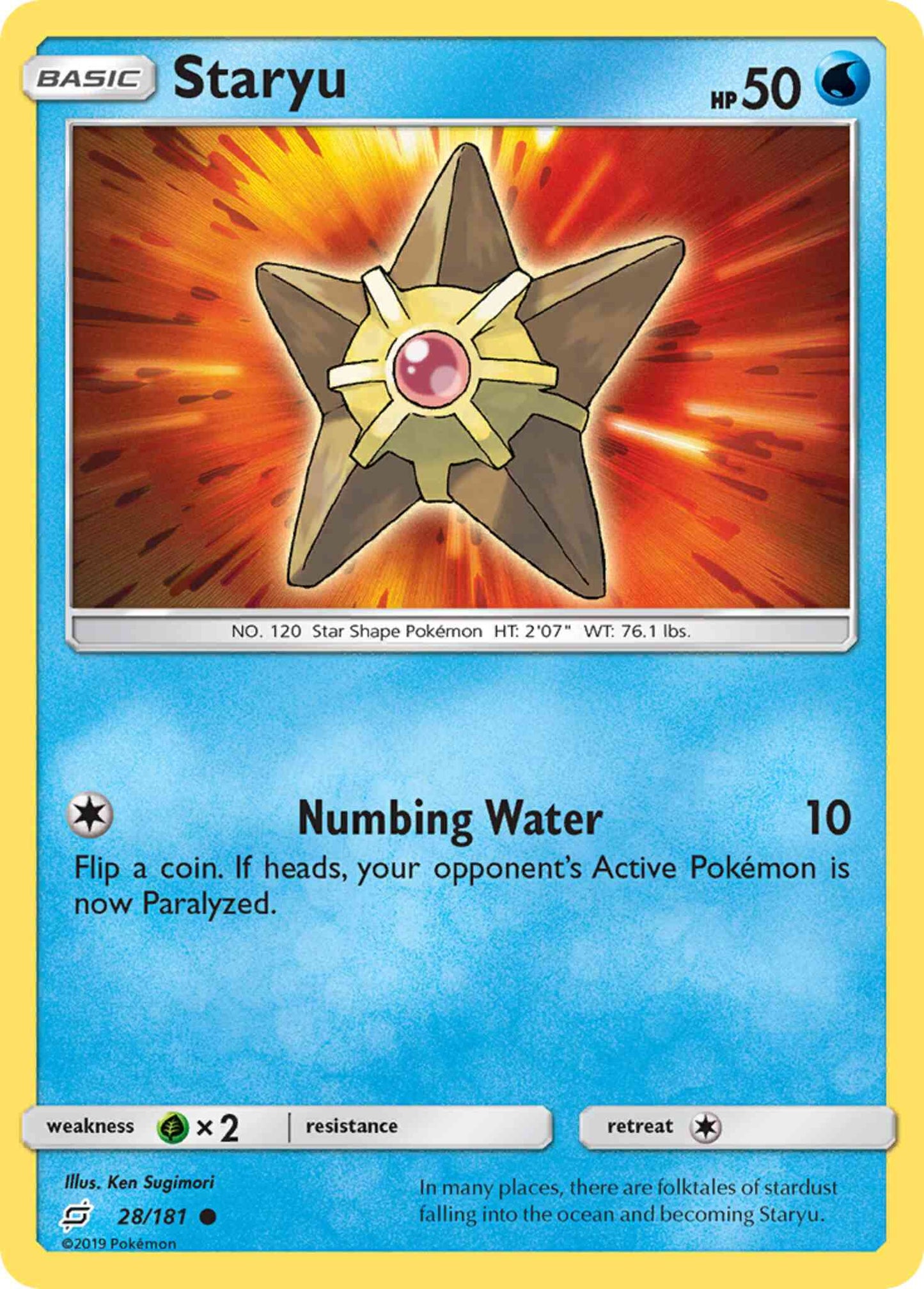 Staryu - 28/181 - Common [sm9-28] [Non-Holo]