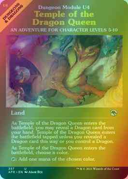 Temple of the Dragon Queen [357] [Module Showcase] [Adventures in the Forgotten Realms] [Foil]