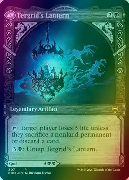 Tergrid, God of Fright // Tergrid's Lantern [307] [Showcase] [Kaldheim] [Foil]