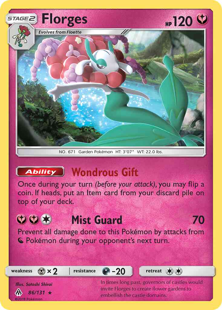 Florges - 86/131 - Rare [sm6-86] [Non-Holo]