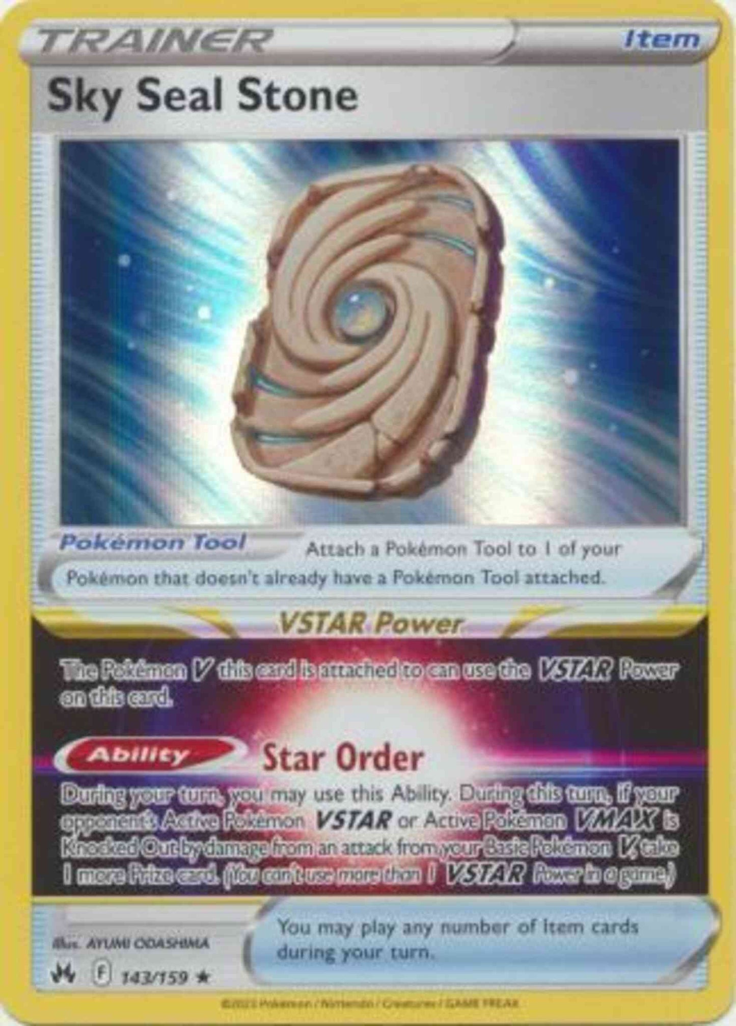 Sky Seal Stone - 143/159 - Rare Holo [swsh125-143] [Holo]
